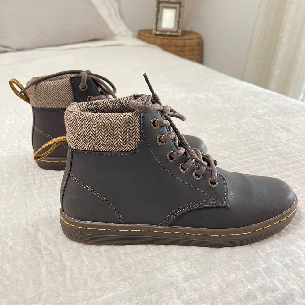 Dr Martens Maelly Padded Collar Boots Brown Ankle Boot 6